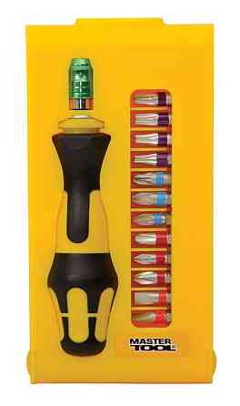 Насадки отверточные с телесекопическим держателем MASTERTOOL набор 12 шт 40-0143 Харків