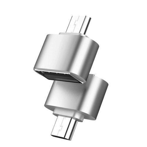 Адаптер к кабелю USB-Type-C XoKo XK-AC035-SL серебристый Київ - зображення 1