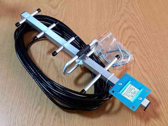 Антенна направленная YBT-900-YG (806-960 МГц) c 10 м кабеля 50 Ом и F-male разъемом 8 дБ Дніпро