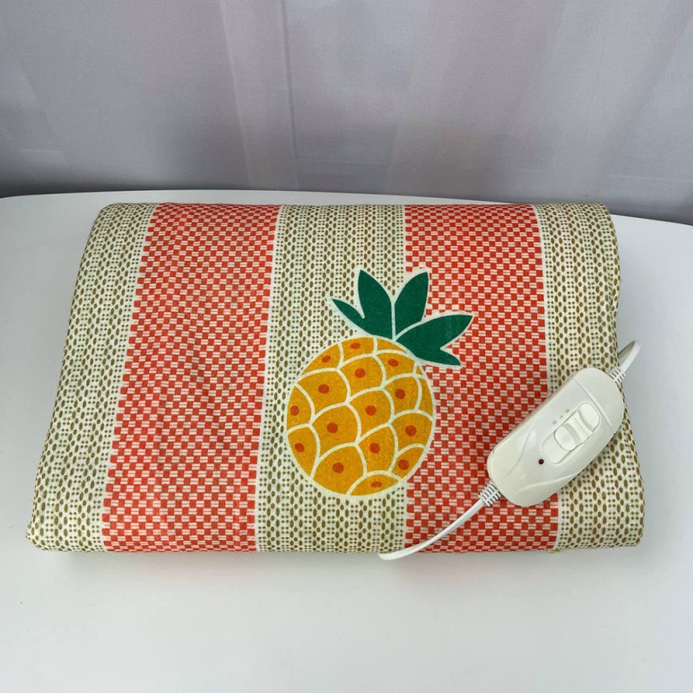 Електропростирадло односпальне з кольоровим малюнком LUX Байка Туреччина 75x155 см 55160 Ананас Київ - зображення 1