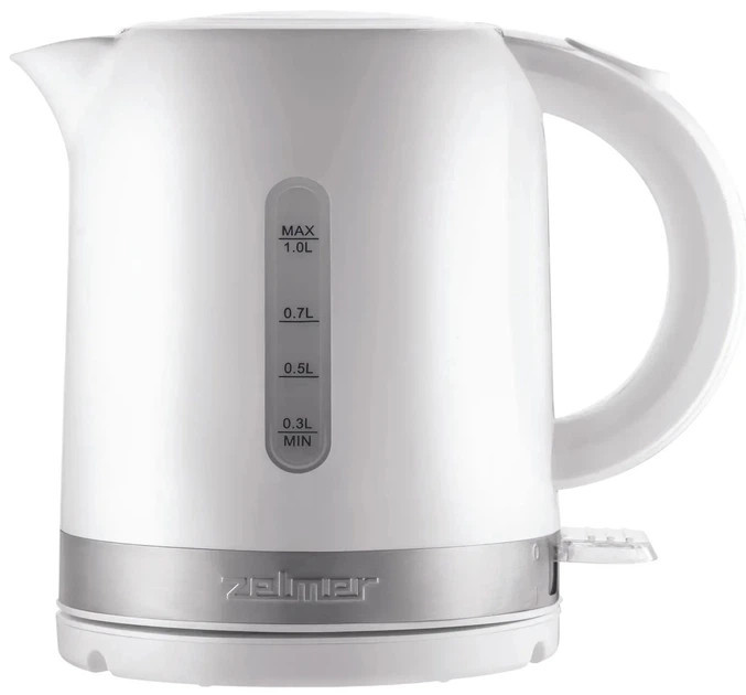 Електрочайник Zelmer ZCK7018 1 л белый Київ - зображення 1