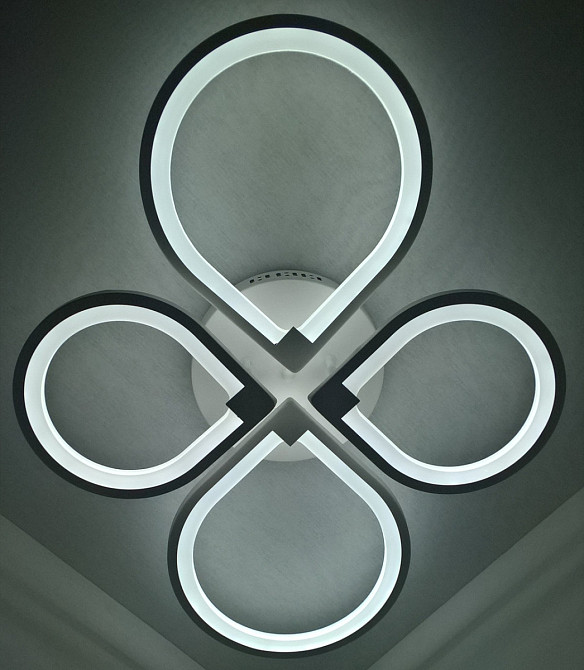 Світлодіодна стельова LED люстра 2288/2+2-wh Білий 13х57х73 см. Киев - изображение 1