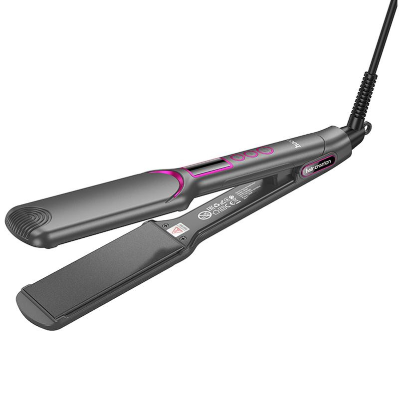 Выпрямитель для волос Hoco HP42 Wide board hair straightener with digital display Херсон - изображение 4
