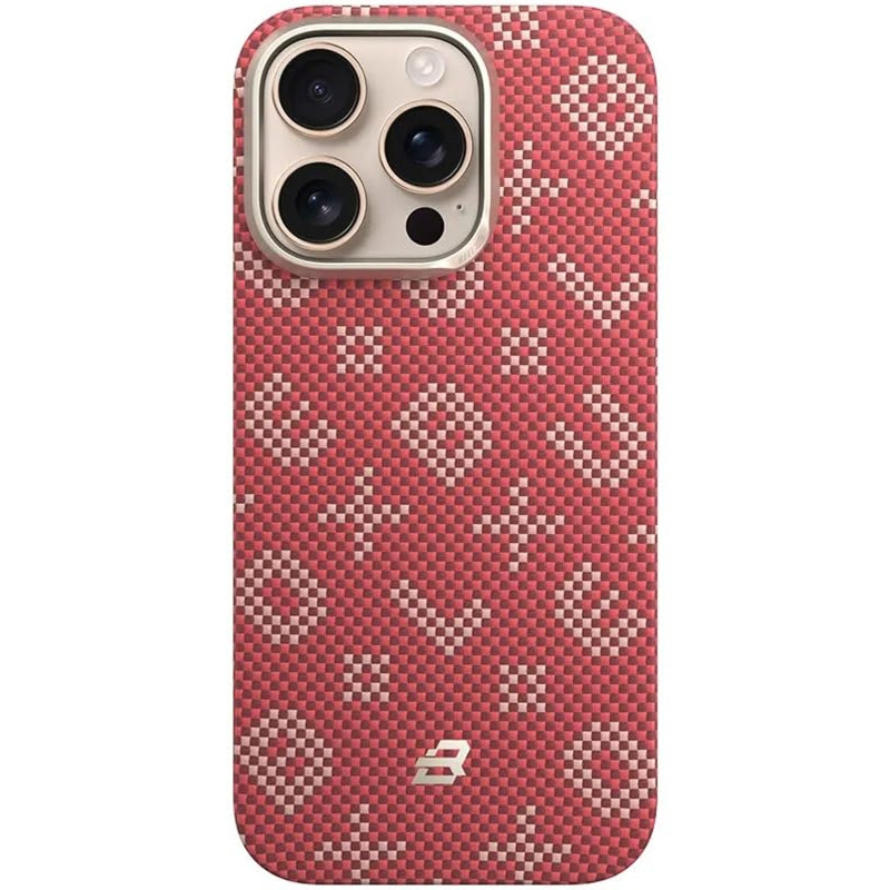 TPU+PC чехол Blueo Gilded Tactile Woven with Magnetic Fit для Apple iPhone 16 Pro (6.3") Херсон - зображення 2