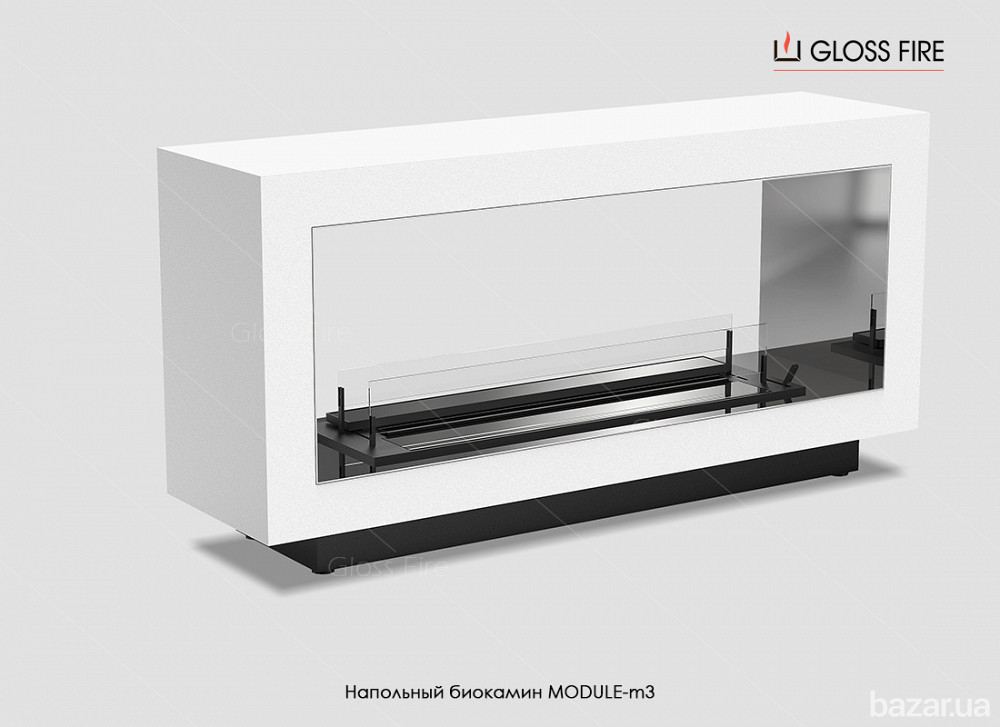 Підлоговий біокамін Module 1200-m3 Gloss Fire Харків - зображення 3