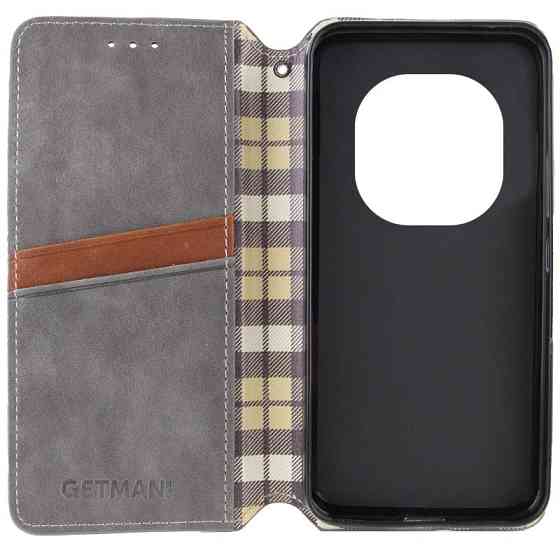 Кожаный чехол-книжка GETMAN Cubic (PU) для Xiaomi Redmi Note 14 Pro 5G / 14 Pro+ Херсон