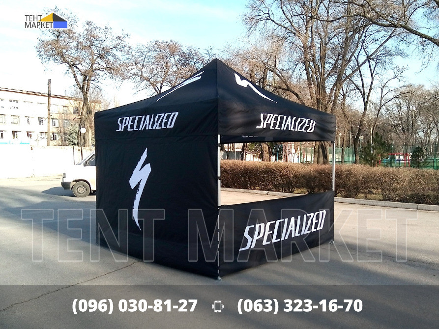 Виготовлення 3х3 шатри рекламні, промо-палатки, намети брендовані з логотипами, тенти з друком Запорожье - изображение 1