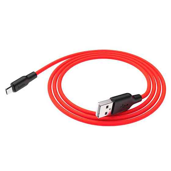 Дата кабель Hoco X21 Plus Silicone MicroUSB Cable (1m) Херсон