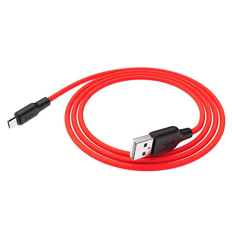 Дата кабель Hoco X21 Plus Silicone MicroUSB Cable (1m) Херсон - зображення 5