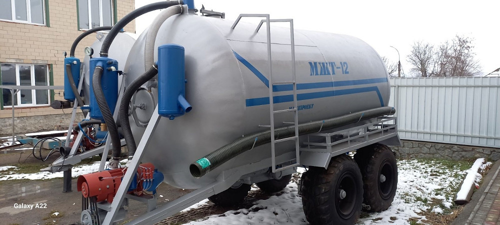 Бочка МЖТ-12 вакумна для навозу та води Белая Церковь - изображение 1