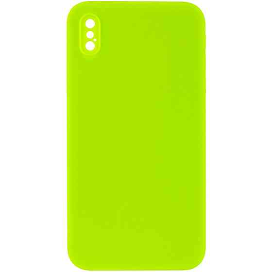 Чехол Silicone Case Square Full Camera Protective (AA) NOLOGO для Apple iPhone X / XS (5.8") Херсон