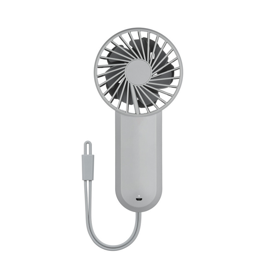 Вентилятор ручной аккумуляторный USB NOVEEN F220 серый Одесса - изображение 4