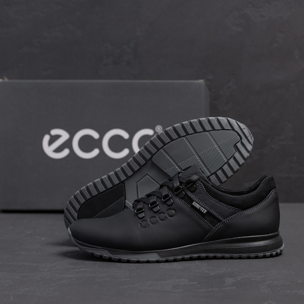 Мужские кожаные кроссовки Е-series Black Киев - изображение 9