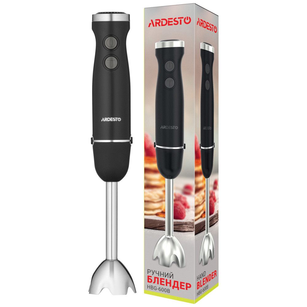 Блендер погружной Ardesto HBG-600B 600 Вт черный Київ - зображення 8
