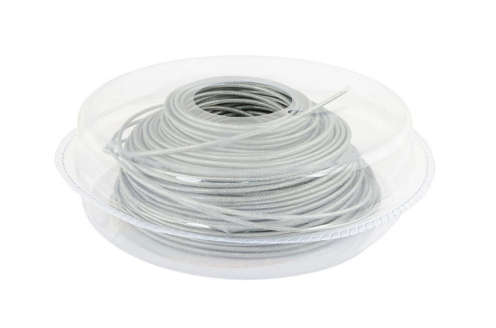 Леска для триммера MASTERTOOL КОРД со стальным сердечником 2.40 мм 46 м (блистер) 19-2012 Харьков - изображение 1