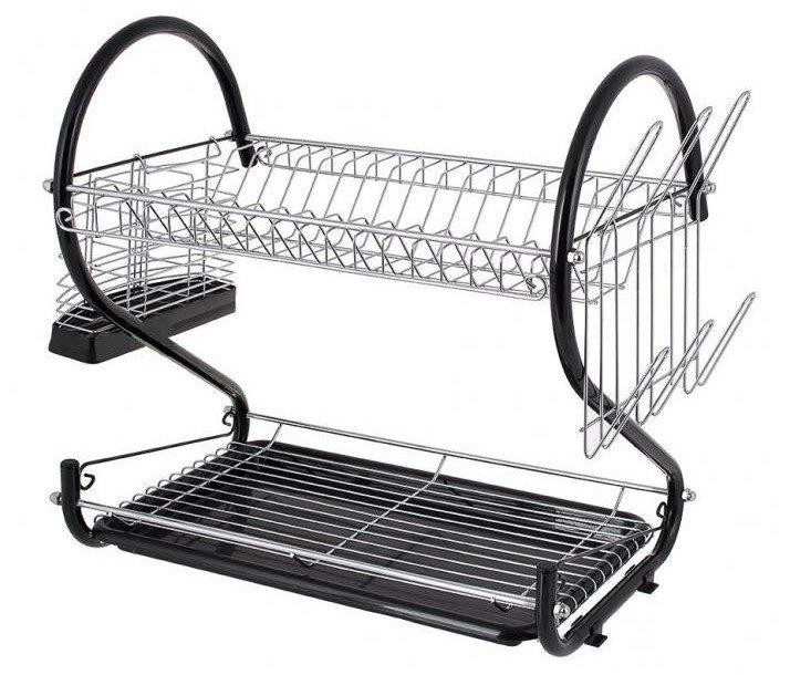 Сушарка настільна 2-х ярусна Edenberg EB-2110-Black 55х25,5х39,5 см чорна Киев - изображение 1
