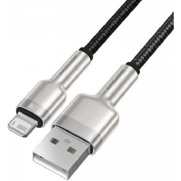 Кабель Baseus Cafule Metal Data Type-C to Lightning PD 20W 0.25m Black (CATLJK-01) Харків - зображення 4