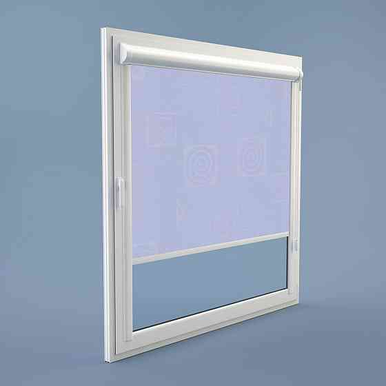 Рулонна штора Rolets Ікеа 2-1802-1050 105x170 см закритого типу Блакитна Киев