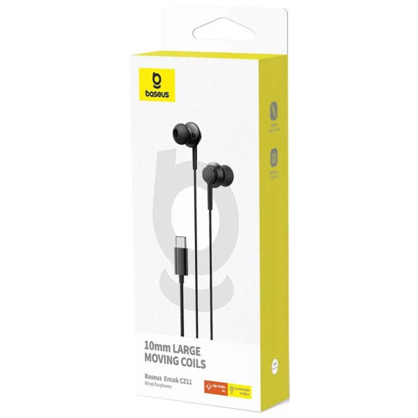 Навушники Baseus Encok CZ11 Type-C Black (A00164300113-Z1) Харків - зображення 4