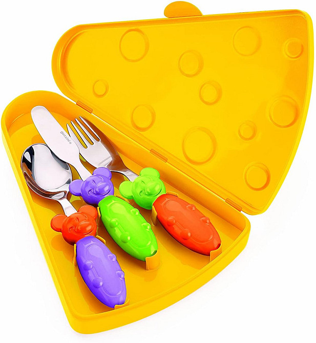 Набір дитячих столових приладів Guzzini Bimbi 7510052 4 предмета Київ - зображення 1