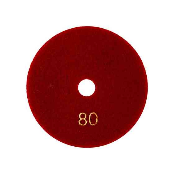 Диск шлифовальный GRANITE алмазный гибкий Ø100 мм P80 на липучке 2800 об/мин 9-10-008 Харків