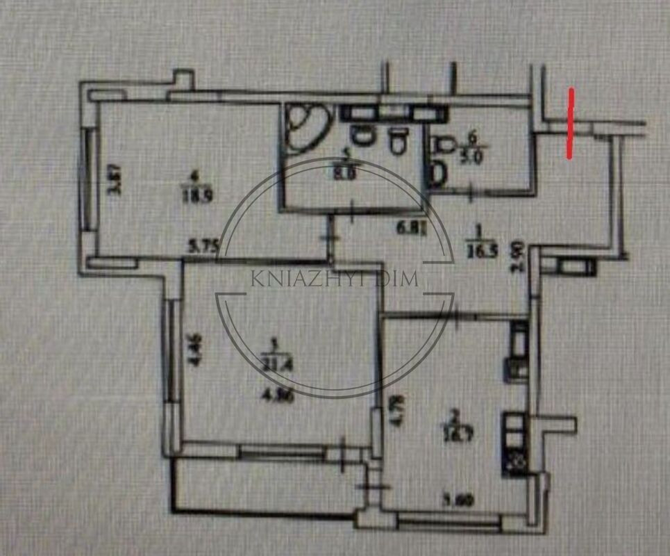 Продажа квартиры Киев, Печерський р-н, Драгомирова Михаила ул. код 21129891 Київ - зображення 8