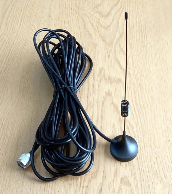 Антенна 820-1210/1500-2700 МГц 7 дБ, до 30 Вт, на магните с 10 м кабеля RG-58U и N разъемом. Смотрит Днепр - изображение 11