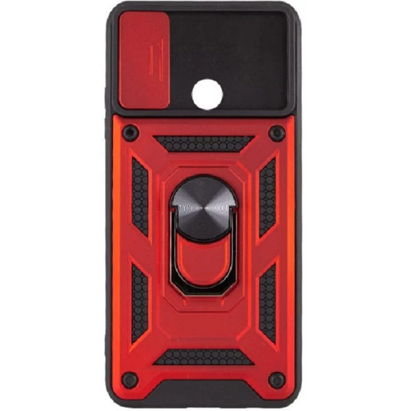 Чохол Camshield Serge Ring for Magnet для Xiaomi Redmi A1 Plus/A2 Plus/Poco C50 Червоний Харків - зображення 1