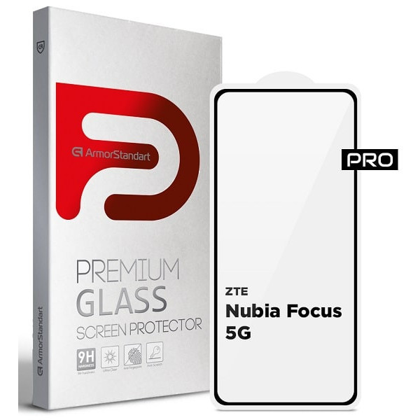 Захисне скло ArmorStandart Pro для ZTE Nubia Focus 5G Black (ARM78909) (Код товару:40834) Харків - зображення 1