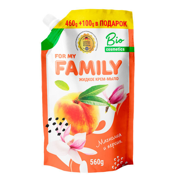 Рідке мило For my Family Магнолія і персик 721501 560 г Киев - изображение 1