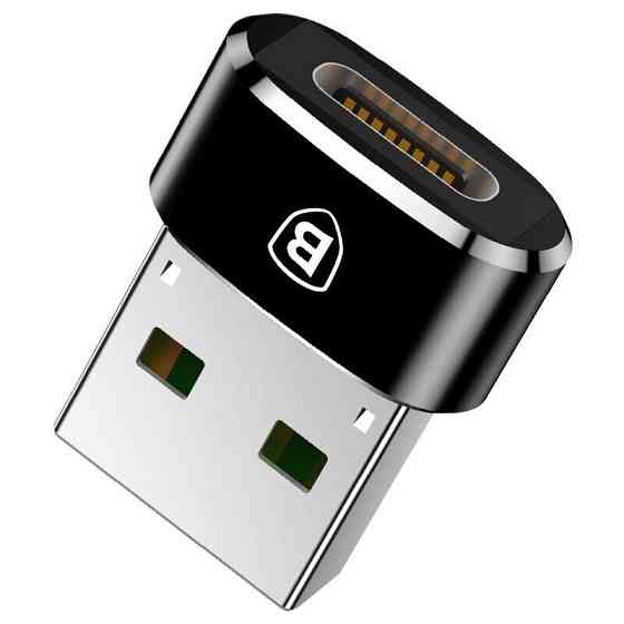 Переходник Baseus USB Male To Type-C Female Adapter Converter 3A (CAAOTG-01) Херсон