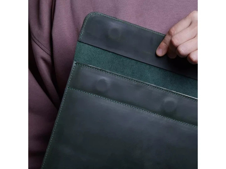 Чехол для ноутбука винтажный Incarne Klouz MacBook Pro 13" 2016-2025 klouz-green-vintage-pro-13 зеле Київ - зображення 7