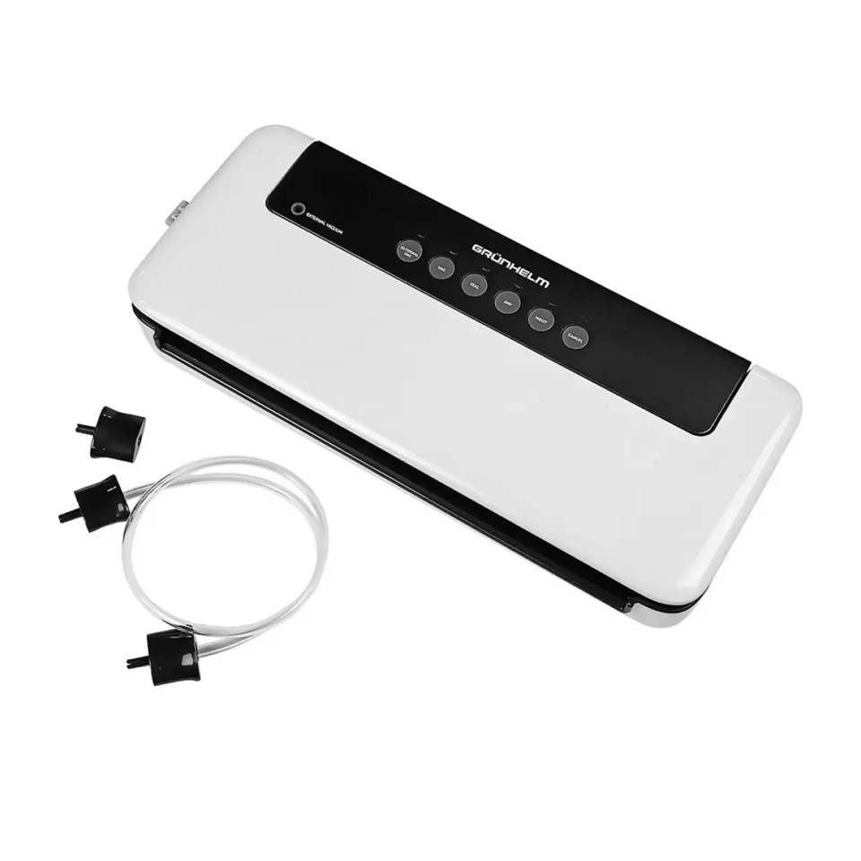 Вакууматор Grunhelm GV 110 BW 120 Вт белый Київ - зображення 4