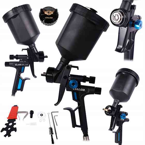 Краскопульт пневматический LVMP 600мл, 1.3мм  ITALCO GLOSS-2-1.3LM Харків