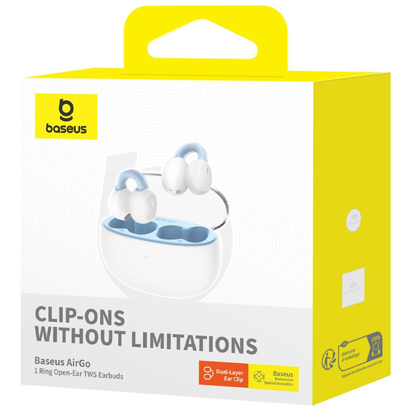 Беспроводные TWS наушники Baseus AirGo 1 Ring Open-Ear (A00069201) Херсон - зображення 3