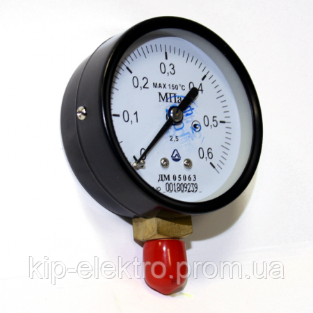 Манометр показывающий ДМ 05063 (ДМ05063, ДМ-05063, ДМ 05-01, ДМ 05) - радиальный штуцер (РШ) Київ - зображення 5