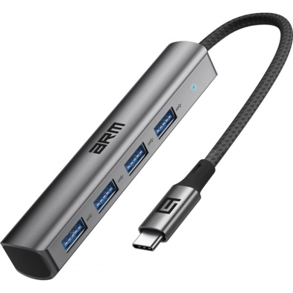 USB HUB ArmorStandart Type-C to 4USB Gray (ARM69364) (Код товару:34605) Харьков - изображение 1