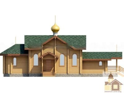 Дерев'яна церква на замовлення з Карпат – якісне будівництво зрубів під ключ від Закарпат Зруб-Буд Одеса - зображення 7