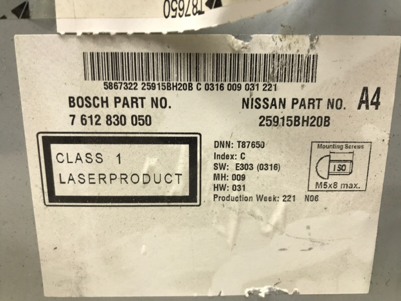 Магнитофон Nissan Juke F15 1.6 TURBO MR16DDT 2010 (б/у) Київ - зображення 5