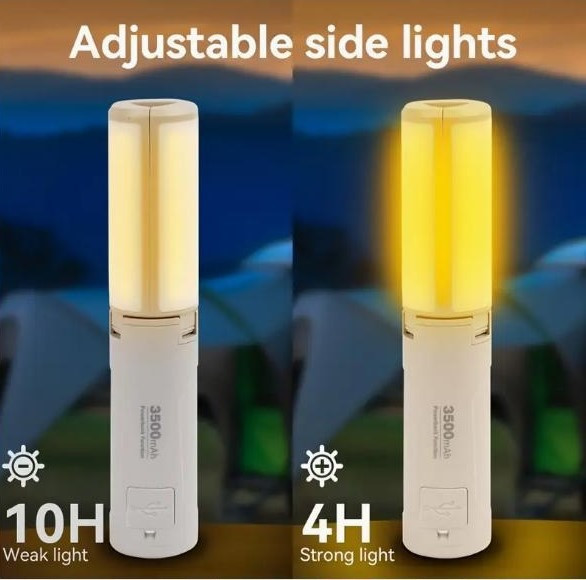 Водостійкий зарядний ліхтар 3600mAh, до 8 годин роботи Киев - изображение 5