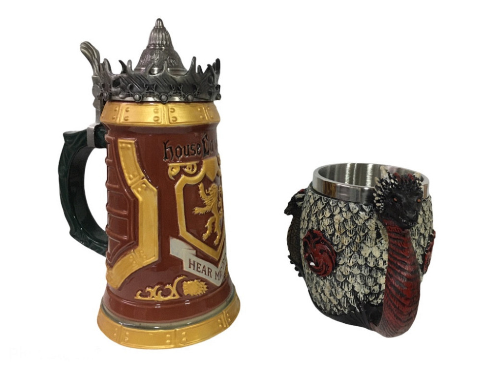 Подарочный набор Кружка Game Of Thrones House Lannister и Кружка Fire And Blood Targaryen 3D Дом Тар Київ - зображення 7