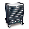 Тележка с инструментом (BUMPER SERIES) 7 секций 340ед. серый TOPTUL GE-34029 Харків