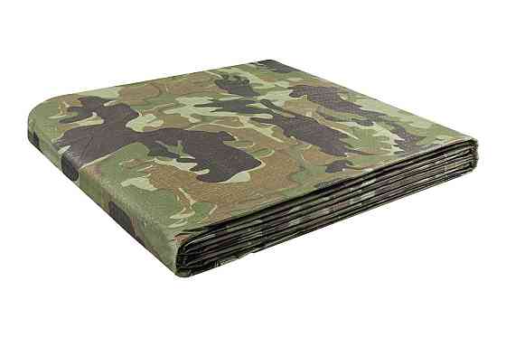 Тент универсальный MASTERTOOL TARPAULIN 4 × 6 м 90 г/м² Camouflage 79-8406 Харьков