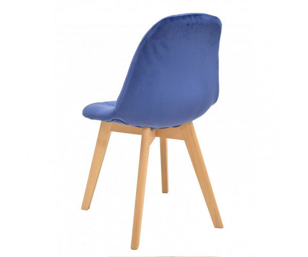 Стілець Лорена велюр бархат синій Дніпро - зображення 3