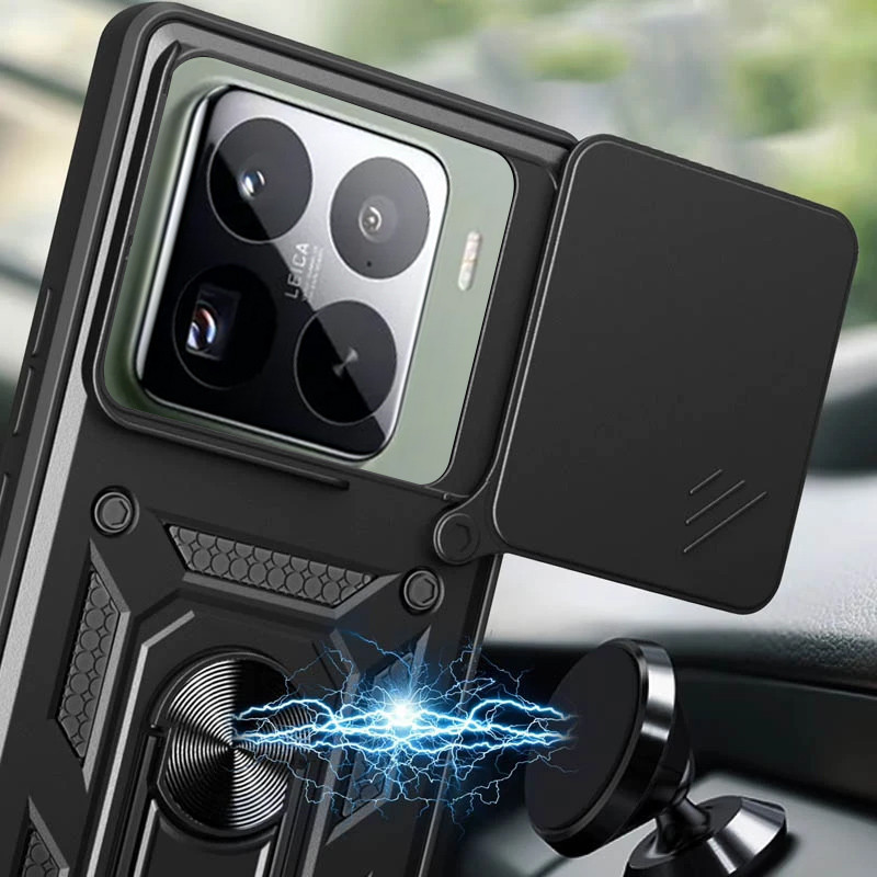 Ударопрочный чехол Camshield Serge Ring для Xiaomi 15 Pro Херсон - зображення 4