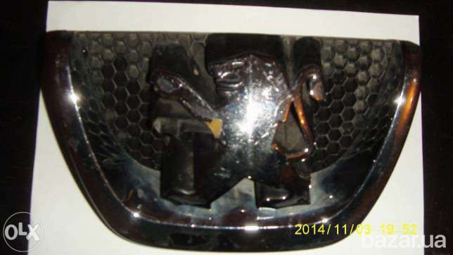 Значок хром Peugeout 207 оригинал Дніпро - зображення 1