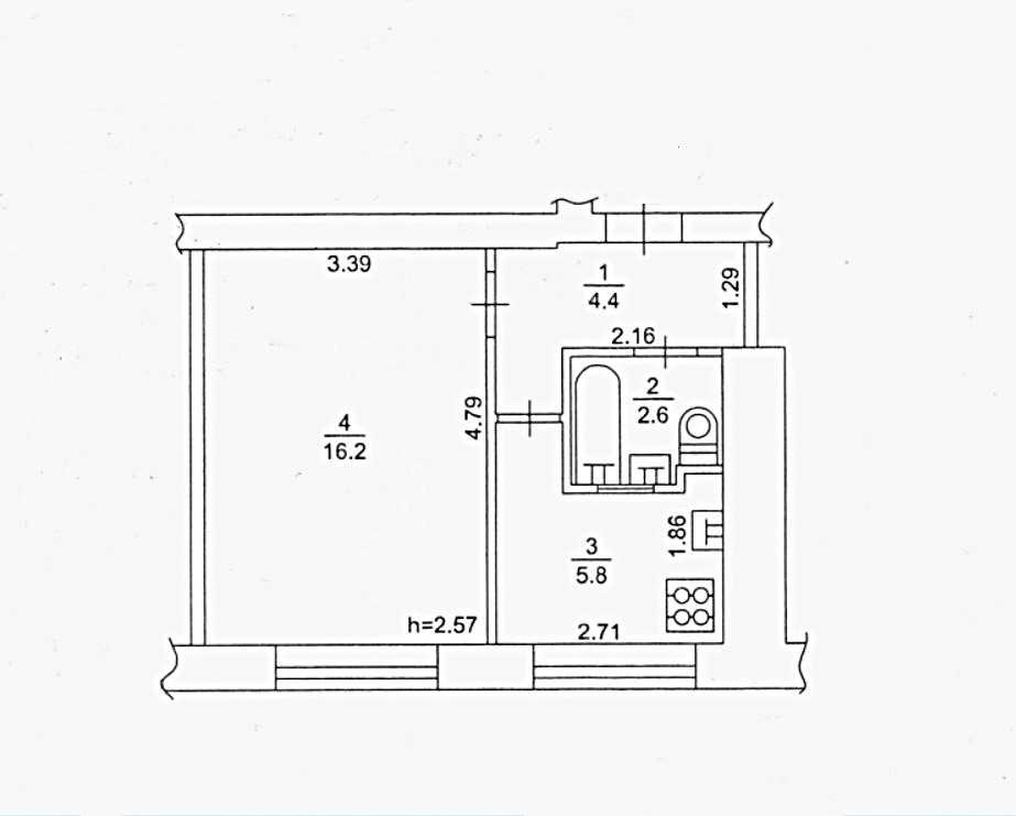 продажа 1-к квартира Киев, Днепровский, 39500 $ Київ - зображення 10