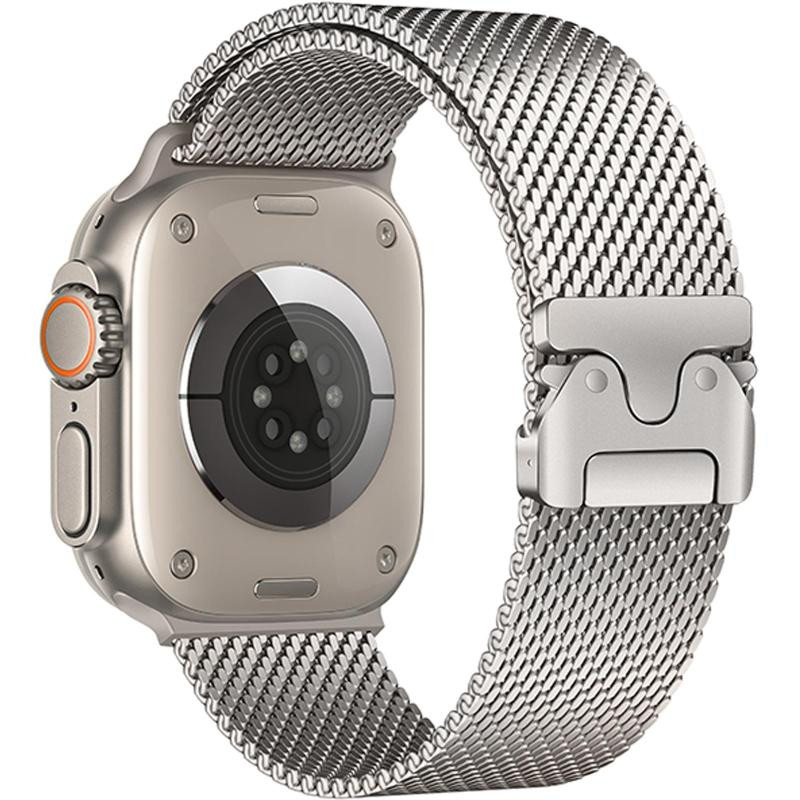 Ремешок Hoco WA33 Original series umbrella buckle Milanese steel strap для Apple watch 44/45/46/49mm Херсон - изображение 2