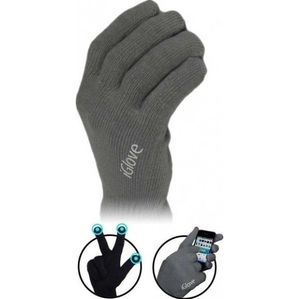 Рукавички iGlove для сенсорних екранів Dark Grey Харьков - изображение 2