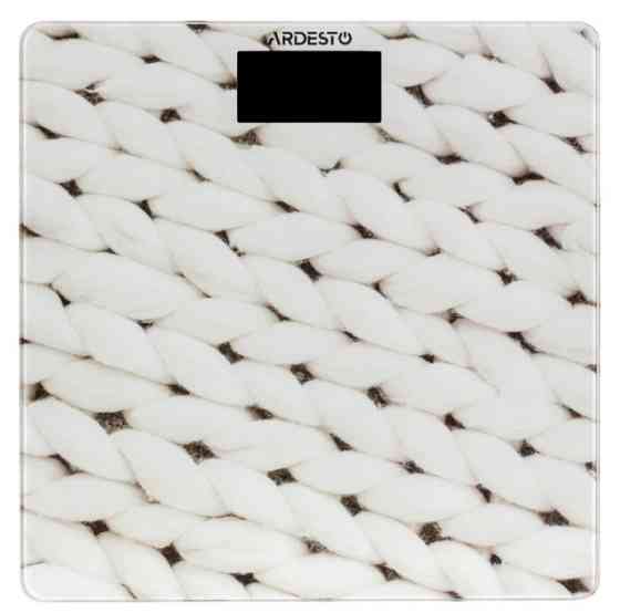 Весы напольные Ardesto SCB-965KNIT 150 кг белые Киев